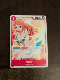 One Piece Nami ST01-007 Pre-Errata Starter Deck 1: Straw Hat Crew Regular NM - Image 1