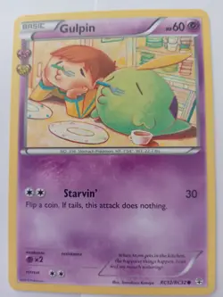 Pokemon TCG Gulpin RC12/RC32 Generations LP Rare Radiant Collection #1 - Image 1