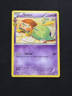 Pokemon Gulpin RC12/RC32 Generations Radiant Collection LP - Image 1
