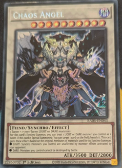 RA05-EN043 Chaos Angel Secret Rare 1st Edition NM YuGiOh Card - Image 1