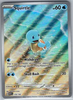 Squirtle 170/165 SV: Scarlet & Violet 151 - Pokemon Card - NM - Image 1