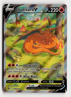 Charizard V SWSH260 SWSD SWSH: Sword & Shield Black Star Promo Cards Pokemon TCG - Image 1
