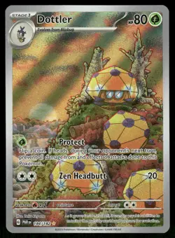 Pokemon Cards Dottler 184/182 Paradox Rift Illustration Rare NM - Image 1