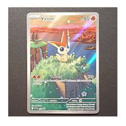 Pokemon Victini 208 SVP Scarlet & Violet Promo Basic 80 HP Holo English Card - Image 1