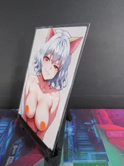 Neferpitou Hunter x Hunter Custom Art Card NM Anime Sexy Waifu Collectible - Image 2