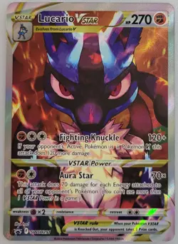 Lucario VSTAR SWSH291 Pokemon SWSH: Sword & Shield Promo Cards Holo NM - Image 1