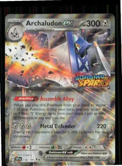 Archaludon ex (Surging Sparks Stamped) 130/191 Holo Cards & Products Pokemon NM - Image 1