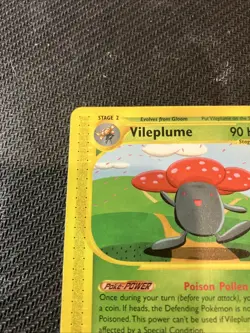 Vileplume 69/165 Expedition E-Reader Rare Pokemon Card NM - Image 4