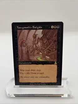 Yawgmoth’s Bargain Urza’s Destiny 1999 Near Mint Mtg Magic The Gathering - Image 1