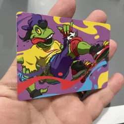 Mondo Gecko Art Series MTG Teenage Mutant Ninja Turtles 26/54 NM +Bonus FREESHIP - Image 2