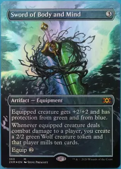 Sword of Body and Mind (Borderless) FOIL Double Masters NM (515031) ABUGames - Image 1