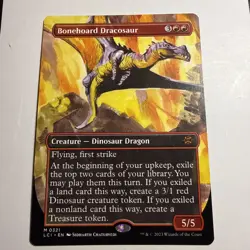 Bonehoard Dracosaur [Lost Caverns of Ixalan] MTG #0321 NM Borderless - Image 1