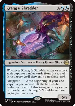 Krang & Shredder Light Play, English Magic the Gathering MTG Teenage Mutant Ninj - Image 1