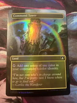 Command Tower (Borderless) Commander Masters Foil - Image 1