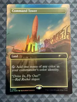MTG Command Tower #7097 Foil Rare Secret Lair Drop Series (SLD) - Image 2
