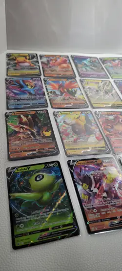 Pokemon V Lot Of 16 Riachu Zapdos Entei Celebi - Image 4