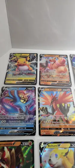 Pokemon V Lot Of 16 Riachu Zapdos Entei Celebi - Image 5