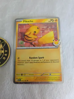 Pokemon TCG Pikachu 051/162 Stamped Pokemon Day Promo 2026 - Image 1