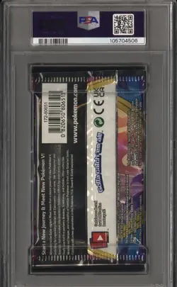 PSA 10 Gem Mint Pokemon Sword & Shield Base Sealed Foil Booster Pack Zamazenta - Image 2