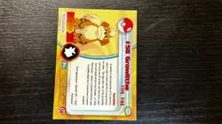 1999 Topps CHROME SERIES Pokemon GROWLITHE #58 TV Animation Edition NON HOLO - Image 4