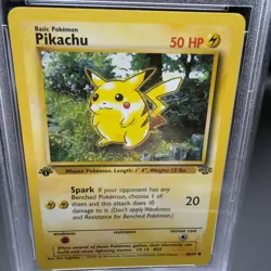 1999 POKEMON JUNGLE 1ST EDITION #60/64 PIKACHU PSA 9 - Image 4