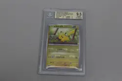 2023 Pokemon Japanese Pikachu Scarlet & Violet Mirror Foil BGS 9.5 Gem Mint - Image 1