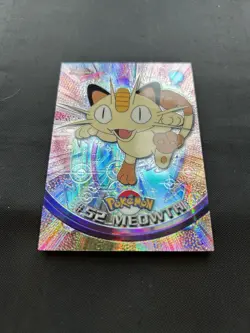 2000 Topps Chrome Pokemon Meowth Spectra #52 - NM - Image 3