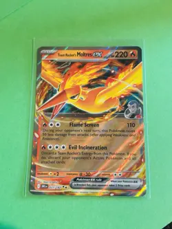Pokemon TCG: Destined Rivals - 031/182 - Team Rocket's Moltres ex Pack Fresh - Image 1