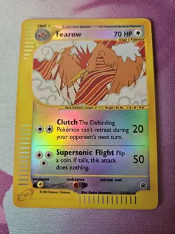 Pokemon FEAROW 11/165 | REVERSE HOLO | Near Mint | Expedition | 2002 - Image 1