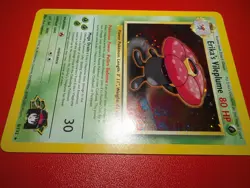 Pokemon Erika's Vileplume 005/132 Gym Heroes Holo Rare 80HP Mega Drain 30 2000 - Image 4