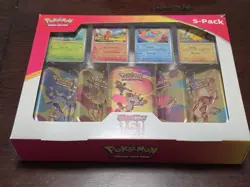 Pokemon TCG Scarlet & Violet 151 Mini Tin 5 Pack Costco Bundle - Meowth - Image 1