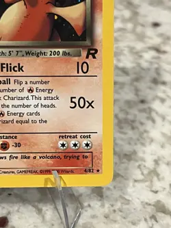 Pokemon TCG Dark Charizard Holo 4/82: NEAR MINT - Image 5