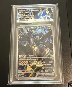 Pokemon TCG N's Zekrom 031 Black Star Promo Pokemon Center Ace 9 - Image 1