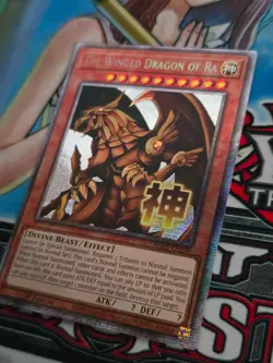 YuGiOh - The Winged Dragon of Ra RA05-EN130 Starlight Rare Near Mint In Hand - Image 4