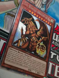 YuGiOh - The Winged Dragon of Ra RA05-EN130 Starlight Rare Near Mint In Hand - Image 5