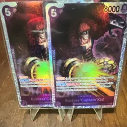 One Piece CCG Eustass 'Captain' Kid Blocker OP05-076 x2 Regular English - Image 1