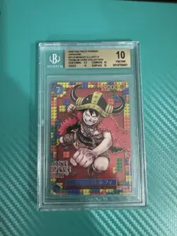 BGS 10 PRISTINE 2025 '25 ONE PIECE DAY MONKEY D LUFFY PROMO #P-110 JAPANESE TCG - Image 1