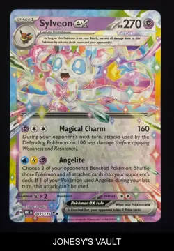 2025 POKEMON SV: PRISMATIC EVOLUTIONS SYLVEON EX - 041/131 041 HOLO DOUBLE RARE - Image 2