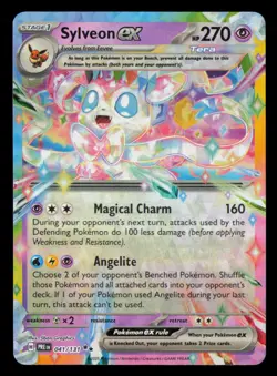 Sylveon ex - 041/131 041/131 Holo SV: Prismatic Evolutions Pokemon NM - Image 1
