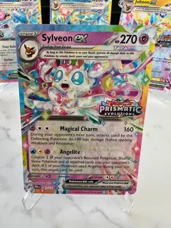 Sylveon ex 041 /131 Stamped Prismatic Evolutions Pokemon TCG Mint - Image 1