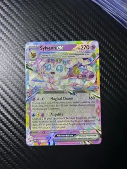Sylveon ex 041/131 Sv: Prismatic Evolutions Double Rare Holo Pokemon TCG - Image 1