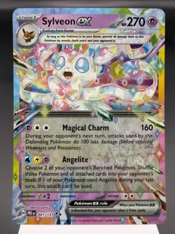 Sylveon ex 041/131 - Ultra Rare Holo - Prismatic Evolutions Pokemon Card MINT - Image 1