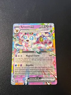 Sylveon ex 041/131 Prismatic Evolutions Pokemon Card Holo Near Mint Condition - Image 1