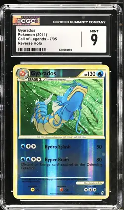 CGC 9 MINT Gyarados 7/95 Reverse Holo Call Of Legends Pokemon Card - Image 1