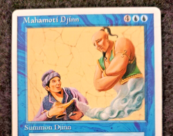 Mahamoti Djinn 4th Edition NM Blue Rare MAGIC THE GATHERING MTG CARD (DS3D1H5) - Image 3