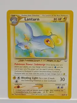 Lanturn 32/64 Neo Revelation - Uncommon Pokemon Card - NM/Mint - Image 1
