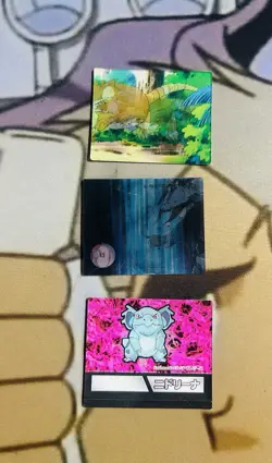 Pokemon Meiji Lenticular (3) Card Lot Onix,Raticate,ect LP - Image 1