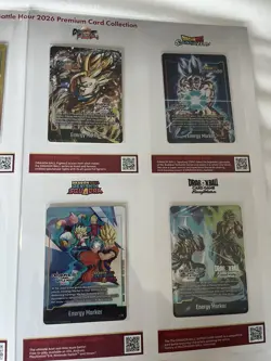 Dragon Ball Games Battle Hour 2026 Premium Card Collection SEALED - Image 3