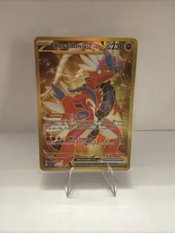 Koraidon ex 254/198 Scarlet Violet Hyper Rare Gold Card Full Art Pokemon - Image 1