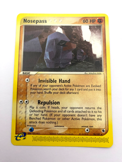 Pokemon Card - Nosepass 18/109 EX Ruby & Sapphire *EX* Rare - Image 1